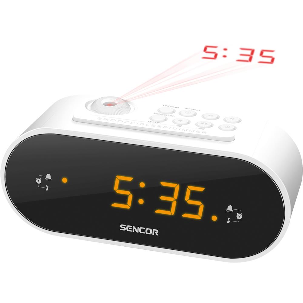 Radiobudík s projekcí Sencor SRC 3100 - bílý