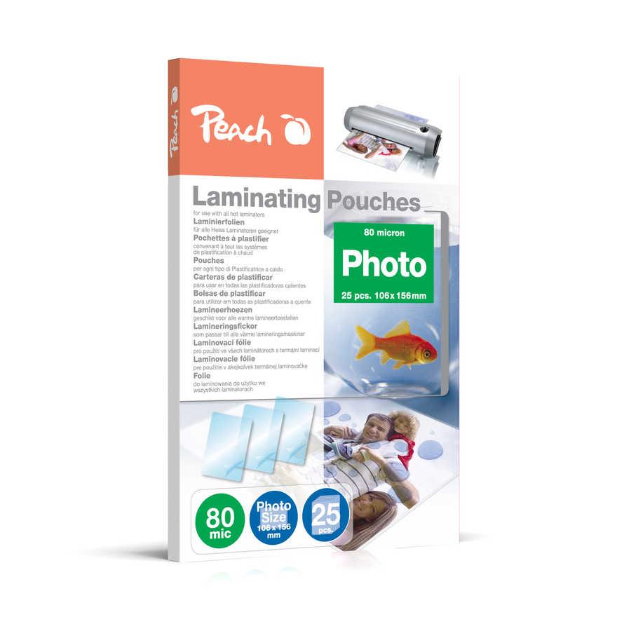 PEACH laminovací fólie Photosize 10x15 cm - 25 ks, 80 mic, S-PP080-20