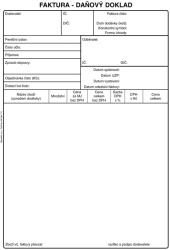 Faktura daňový doklad -  A5 /50 listů/ NCR / PT199