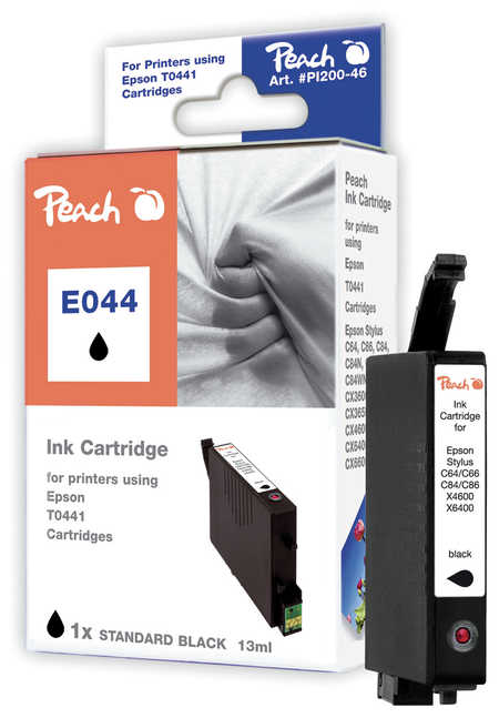 PEACH Epson Stylus E044, C64/C84, black, T0441