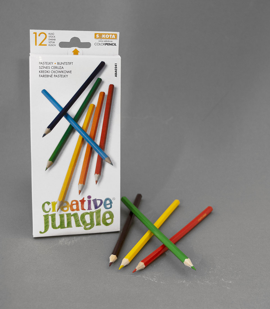 Pastelky Creative Jungle - 12 barev