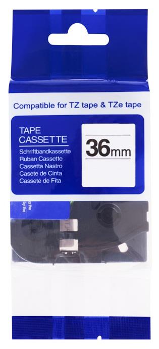 Kompatibilní páska s Brother TZe-661 36mm x 8m, černá na žluté